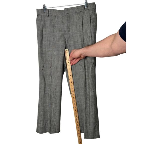 Botany 500 Mens 42R 2 Piece Suit Jacket Wool Blazer Dress Pant 32x30 Plaid Gray - Picture 10 of 14